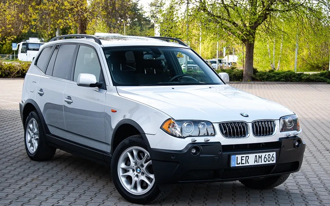 BMW X3 cena 26900 przebieg: 230000, rok produkcji 2005 z Wejherowo małe 781